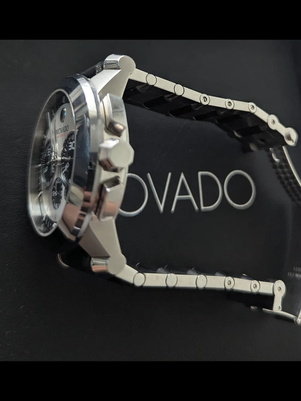 Movado Watch Mens Automatic RED LABEL VIZIO $5995